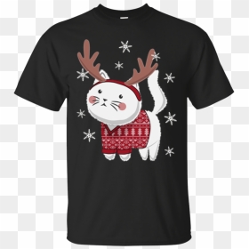 Ugly Christmas Sweater Cat Reindeer Antlers Headband - Unspeakable Shirts, HD Png Download - christmas antlers png