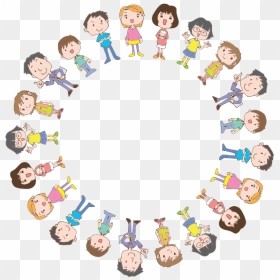 Kids In Circle Vector Image - Kids Circle Png, Transparent Png - circle vector png