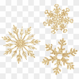 This Graphics Is Exquisite Golden Snowflake Transparent - Transparent Background Gold Snowflakes Png, Png Download - snowflakes.png