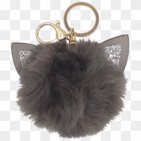 03 Keychain Grey Front - Keychain, HD Png Download - cool cat png