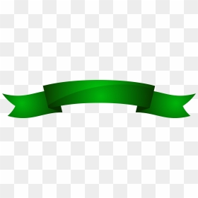 Green Ribbon Banner Png, Transparent Png - green banner png