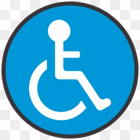 Handicap Floor Mark - Vector Graphics, HD Png Download - handicap png