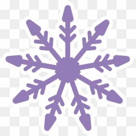 Snowflake Cartoon Drawing - Snowflake Icon, HD Png Download - snowflakes.png