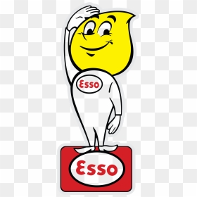 30″ Esso Oil Drop Boy - Esso Vintage Signs, HD Png Download - oil drop png