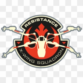 X Wing Resistance Logo, HD Png Download - star wars rebel logo png