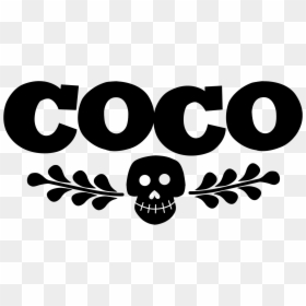 Coco Logo Black And White, HD Png Download - disney pixar logo png