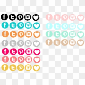 Redes Sociales De Colores, HD Png Download - redes sociales logos png