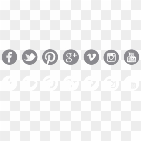 Youtube Logo Black, HD Png Download - redes sociales logos png