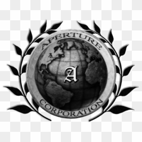 Globe Clip Art Black And White, HD Png Download - aperture logo png