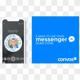 Facebook Messenger Scan Code, HD Png Download - facebook messenger logo png
