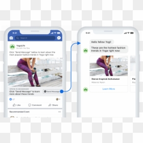 Iphone, HD Png Download - facebook messenger logo png