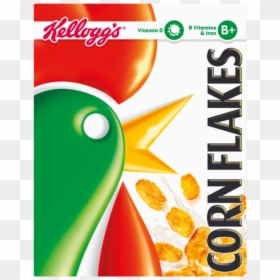 Kellogg's Corn Flakes 500gm, HD Png Download - kellogg's logo png