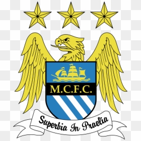 Manchester City Fc Logo Vector, HD Png Download - man city logo png