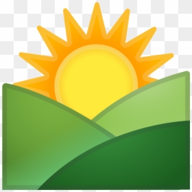 Sunrise Emoji, HD Png Download - sun rise images png