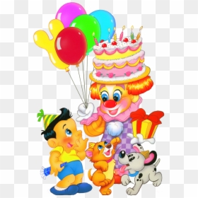 Cartoon Happy Birthday Wishes, HD Png Download - birthday png files