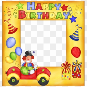 Birthday Frame Png Boy, Transparent Png - birthday png files
