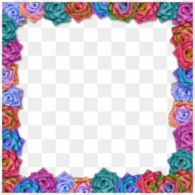 Flower Border Designs For School Projects, HD Png Download - border designs png hd