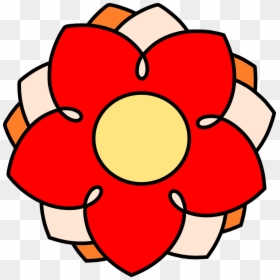 Big Single Flower Clip Art, HD Png Download - single flowers png