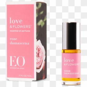 Rose Oil Perfume, HD Png Download - single flowers png