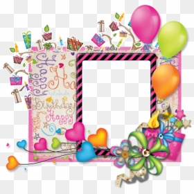 Frame Happy Birthday Png, Transparent Png - photo frames png format free download