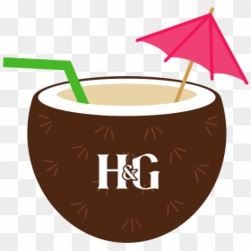 Coconut With Straw Clip Art, HD Png Download - java.png