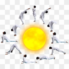 Yoga Sun Salutation, HD Png Download - namaskar image png