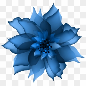 Real Blue Flowers Png, Transparent Png - dahlia flower png