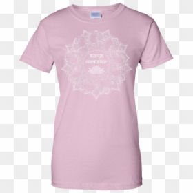 Baby Pink T Shirt Women's, HD Png Download - namaskar image png