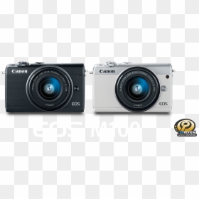 Canon Eos M100 Kit Ef M 15 45mm, HD Png Download - canon dslr camera png