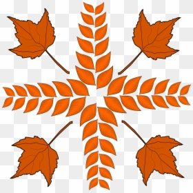 Leaves Cross, HD Png Download - dry leaves falling png