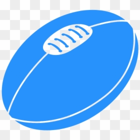 Rugby Ball Blue, HD Png Download - pelota de futbol png
