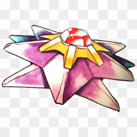 Starmie Ken Sugimori Art, HD Png Download - staryu png