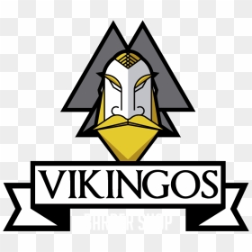 Cropped Logo Vikingos 02 - Valknut Triquetra, HD Png Download - barber shop logo png