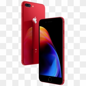 Iphone 8 Plus Red - Black And Red Iphone 8 Plus, HD Png Download - iphone 8 plus png
