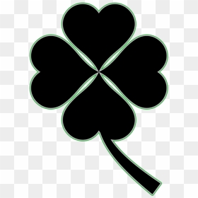 St Patrick"s Day Clip Art Shamrocks - Transparent Green Four Leaf Clover, HD Png Download - shamrocks png