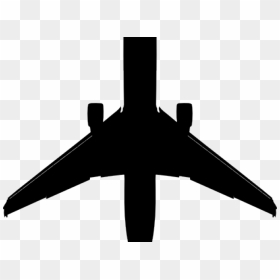 Aircraft Clipart Svg - Airplane Silhouette Png, Transparent Png - plane silhouette png