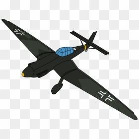 Transparent Plane Silhouette Png - Ju 87 Png, Png Download - plane silhouette png