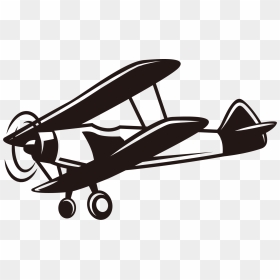 Vintage Plane Png - Vintage Airplane Png, Transparent Png - plane silhouette png