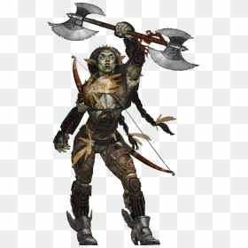 D&d Armor Png - Dnd Half Orc Female, Transparent Png - orc png