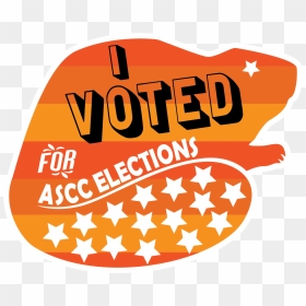Here"s A Beaver Sticker Design I Made For Student Elections - Illustration, HD Png Download - i voted sticker png