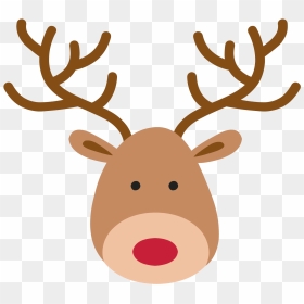 Merry Christmas Fitness , Png Download - Reindeer Pin The Nose, Transparent Png - christmas antlers png