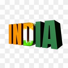 Written Flag Indian Flag Png - Graphic Design, Transparent Png - indian png