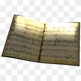 Nukapedia The Vault - Music Sheets Png, Transparent Png - sheet of paper png