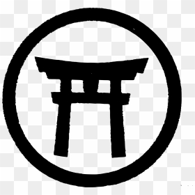 Japanese Gate Clip Arts - Shinto Symbol Png, Transparent Png - japanese text png