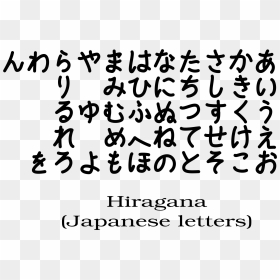 Japanese Clipart Meaning - Japanese Letters Clipart, HD Png Download - japanese text png