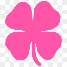 Pink Four Leaf Clover, HD Png Download - shamrocks png