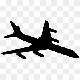 Aeroplane Silhouette - Aeroplane Silhouettes, Hd Png Download - Vhv