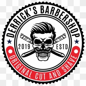 Derrick"s Barbershop - Emblem, HD Png Download - barber shop logo png