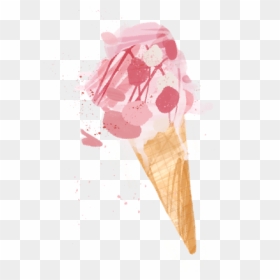 Ice Cream Cone, HD Png Download - ice cream sundae png