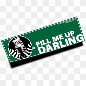 Zero Two Fill Me Up Darling Slap Sticker - Graphic Design, HD Png Download - i voted sticker png